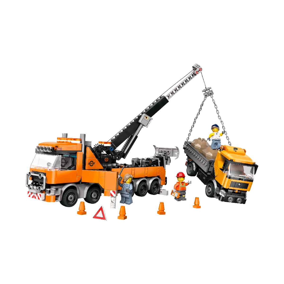 Đồ Chơi Lắp Ráp Xe Kéo Cứu Hộ Nặng Có Cẩu LEGO CITY 60467 (793 chi tiết)