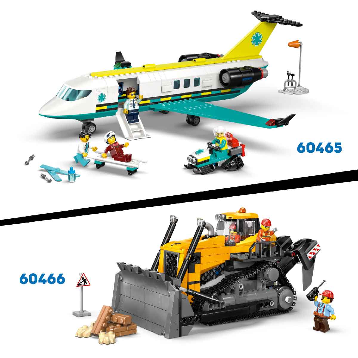 Đồ Chơi Lắp Ráp Xe Kéo Cứu Hộ Nặng Có Cẩu LEGO CITY 60467 (793 chi tiết)