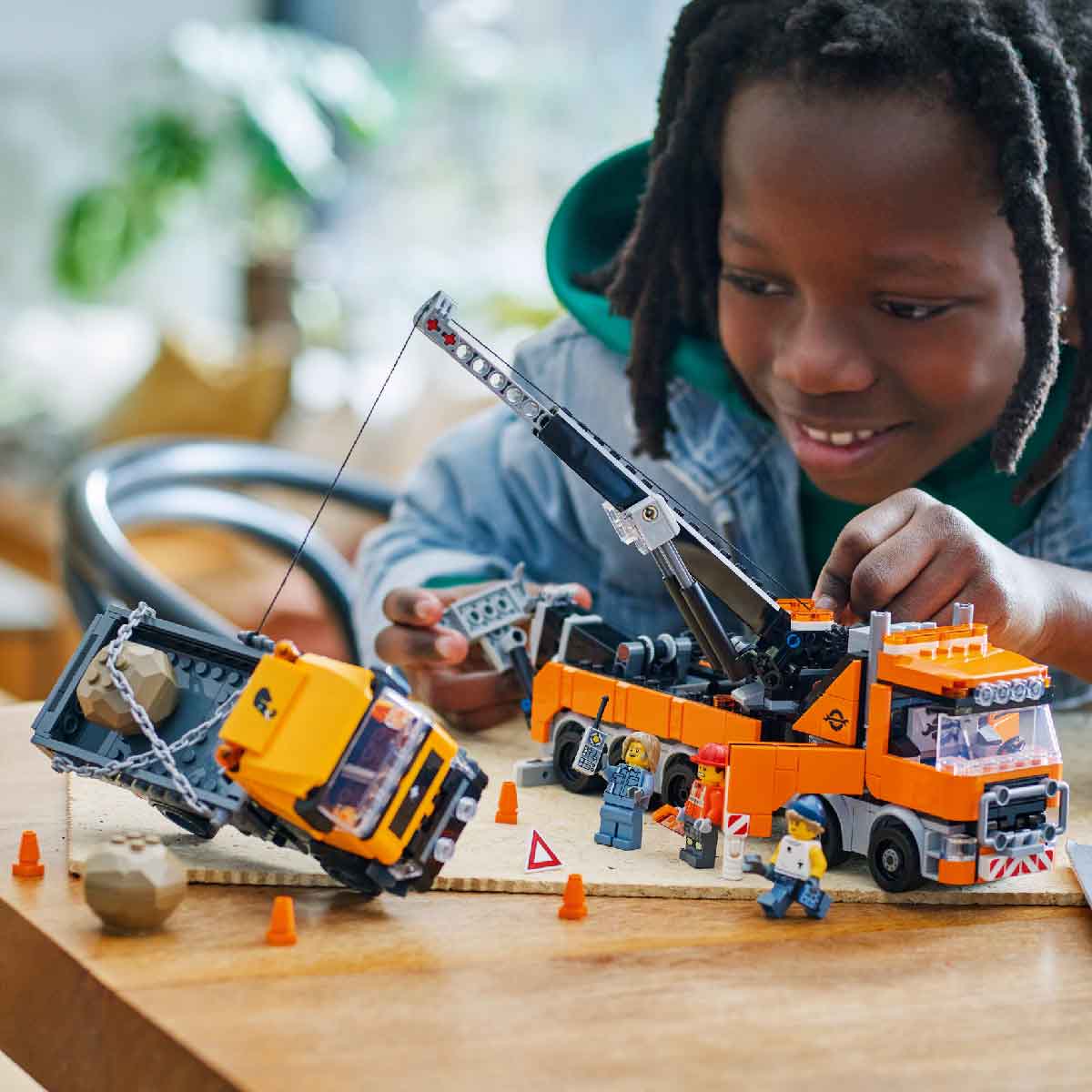 Đồ Chơi Lắp Ráp Xe Kéo Cứu Hộ Nặng Có Cẩu LEGO CITY 60467 (793 chi tiết)