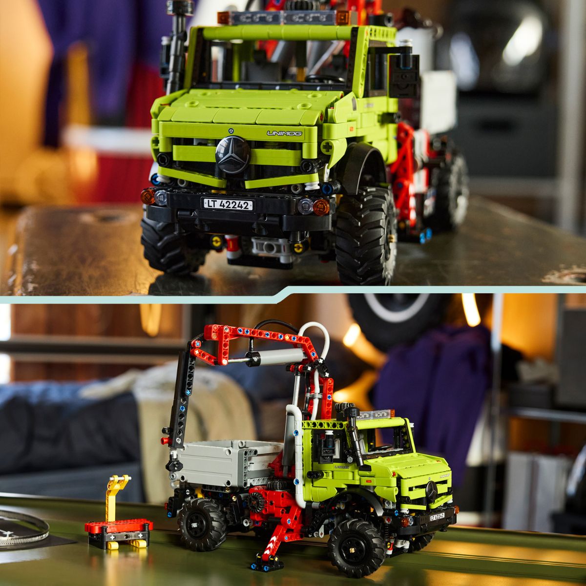 Đồ Chơi Lắp Ráp Xe Mercedes-Benz Unimog U 5023 Kèm Cẩu LEGO TECHNIC 42242 (1189 chi tiết)