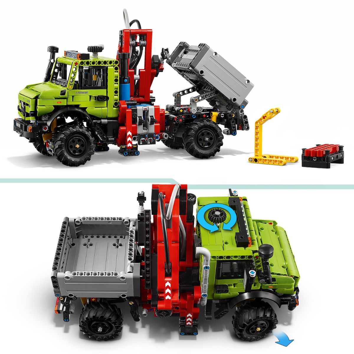 Đồ Chơi Lắp Ráp Xe Mercedes-Benz Unimog U 5023 Kèm Cẩu LEGO TECHNIC 42242 (1189 chi tiết)