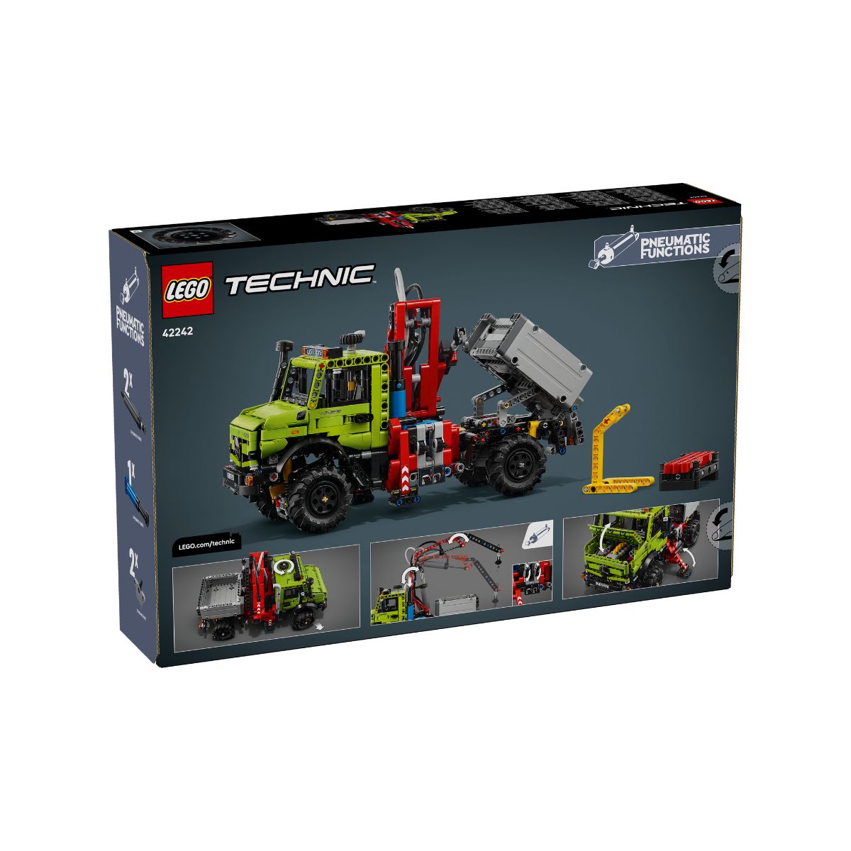 Đồ Chơi Lắp Ráp Xe Mercedes-Benz Unimog U 5023 Kèm Cẩu LEGO TECHNIC 42242 (1189 chi tiết)