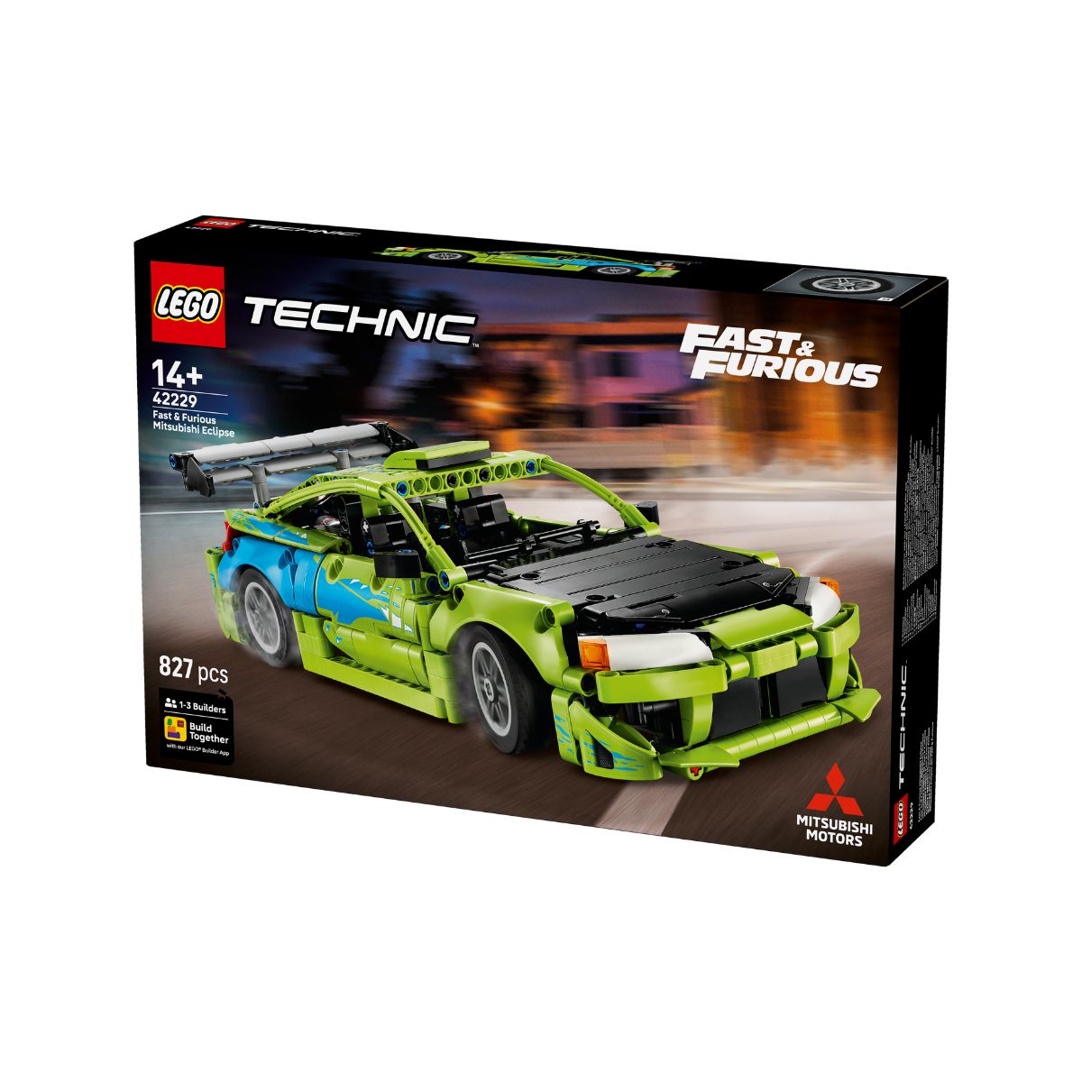 Đồ Chơi Lắp Ráp Xe Mitsubishi Eclipse Fast & Furious LEGO TECHNIC 42229 (827 chi tiết)