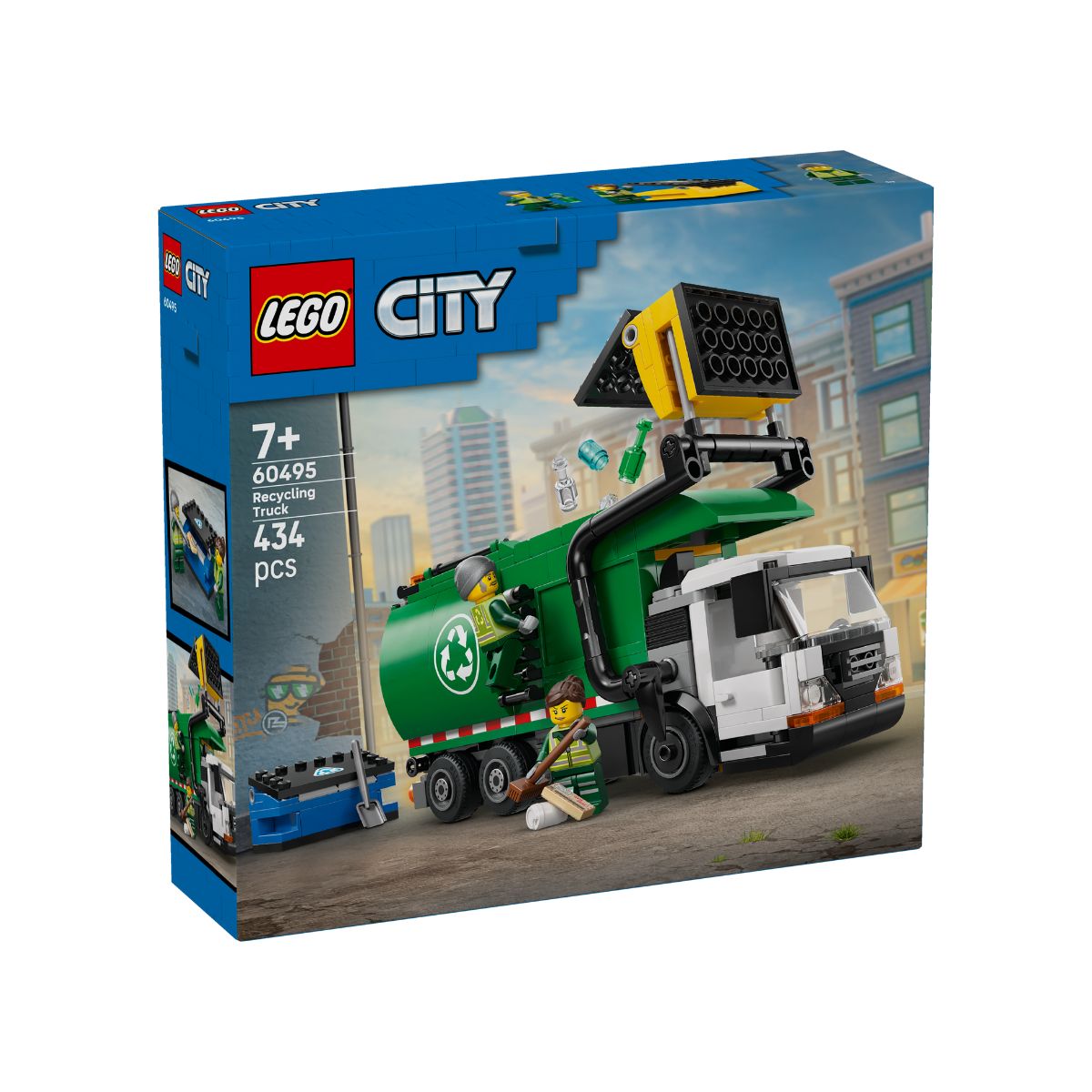 Đồ Chơi Lắp Ráp Xe Rác Tái Chế LEGO CITY 60495 (434 chi tiết)