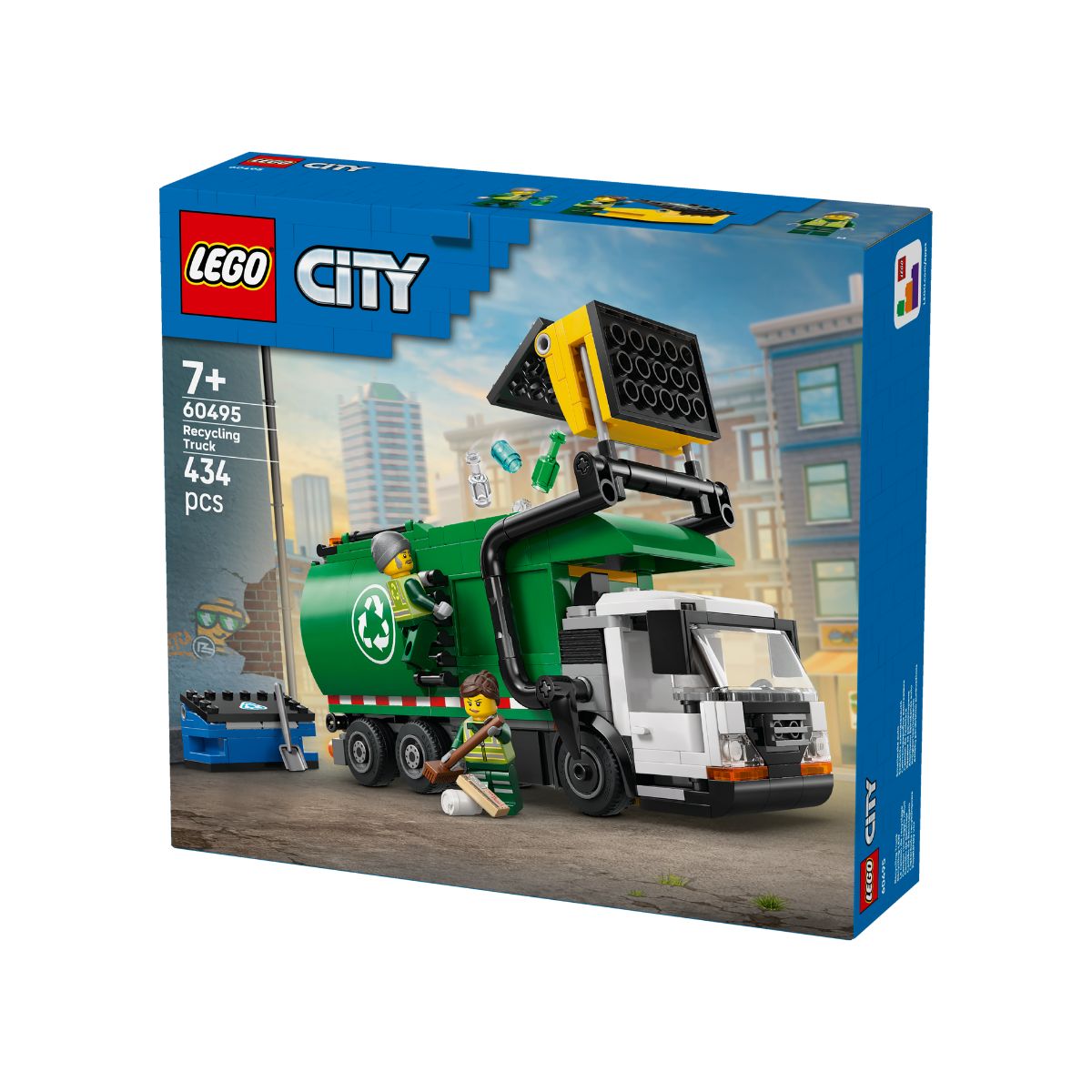 Đồ Chơi Lắp Ráp Xe Rác Tái Chế LEGO CITY 60495 (434 chi tiết)