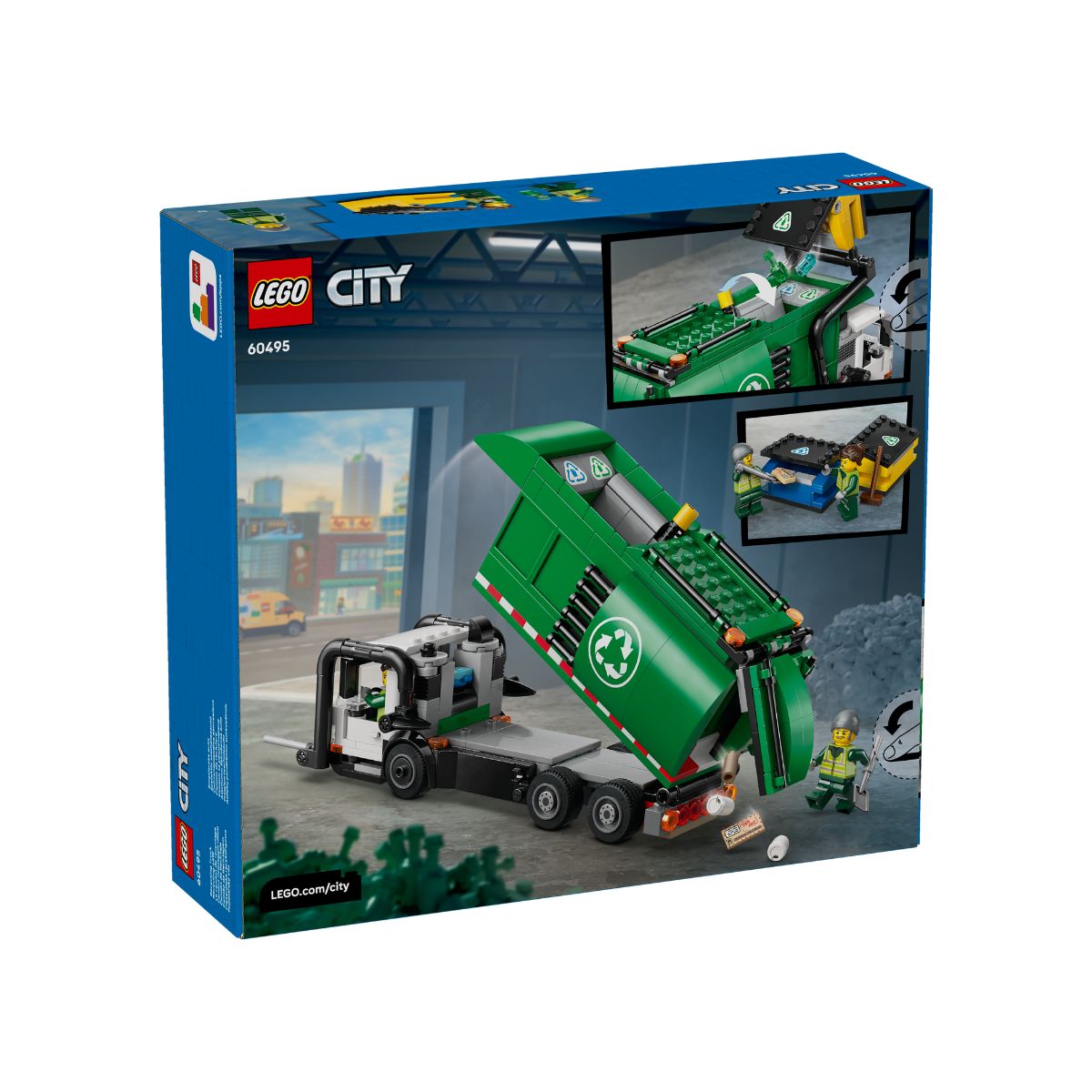 Đồ Chơi Lắp Ráp Xe Rác Tái Chế LEGO CITY 60495 (434 chi tiết)