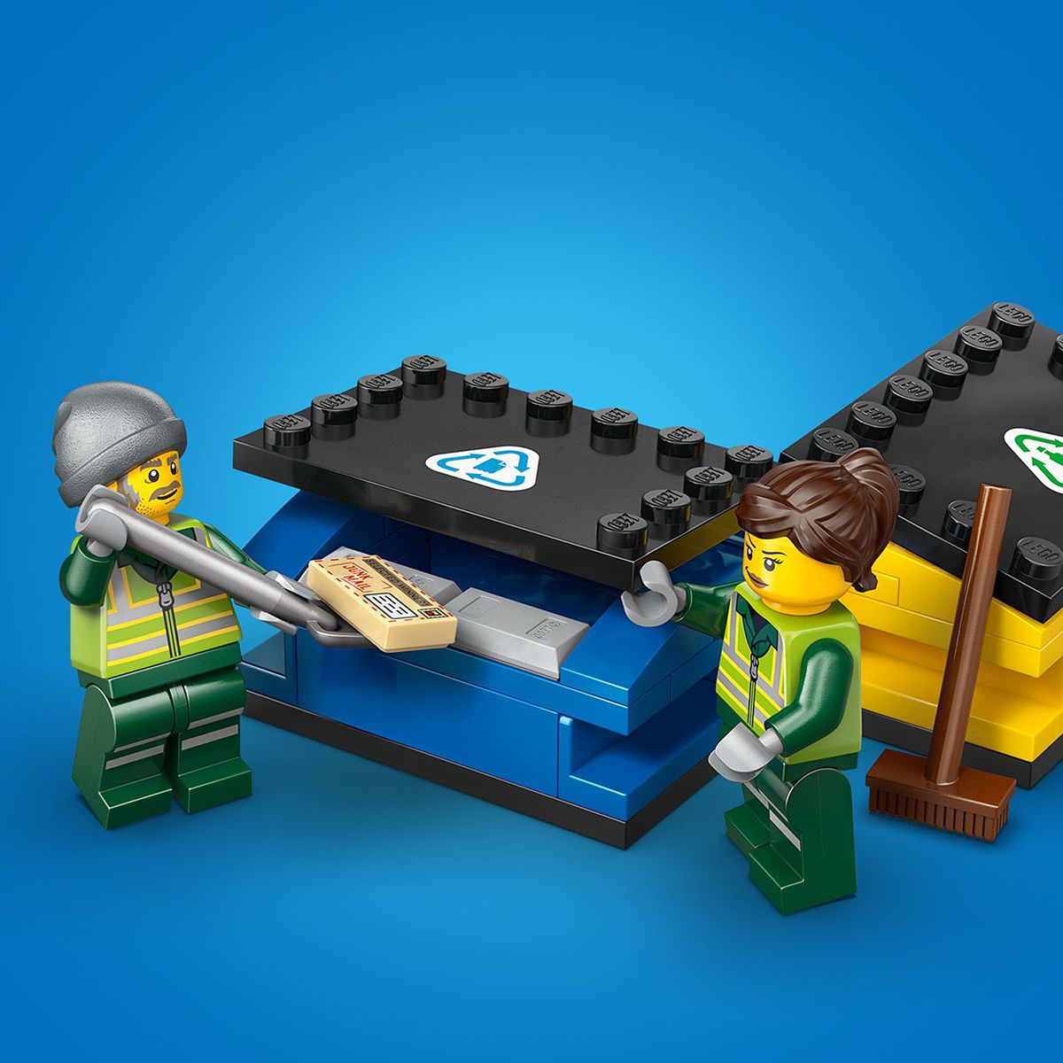 Đồ Chơi Lắp Ráp Xe Rác Tái Chế LEGO CITY 60495 (434 chi tiết)
