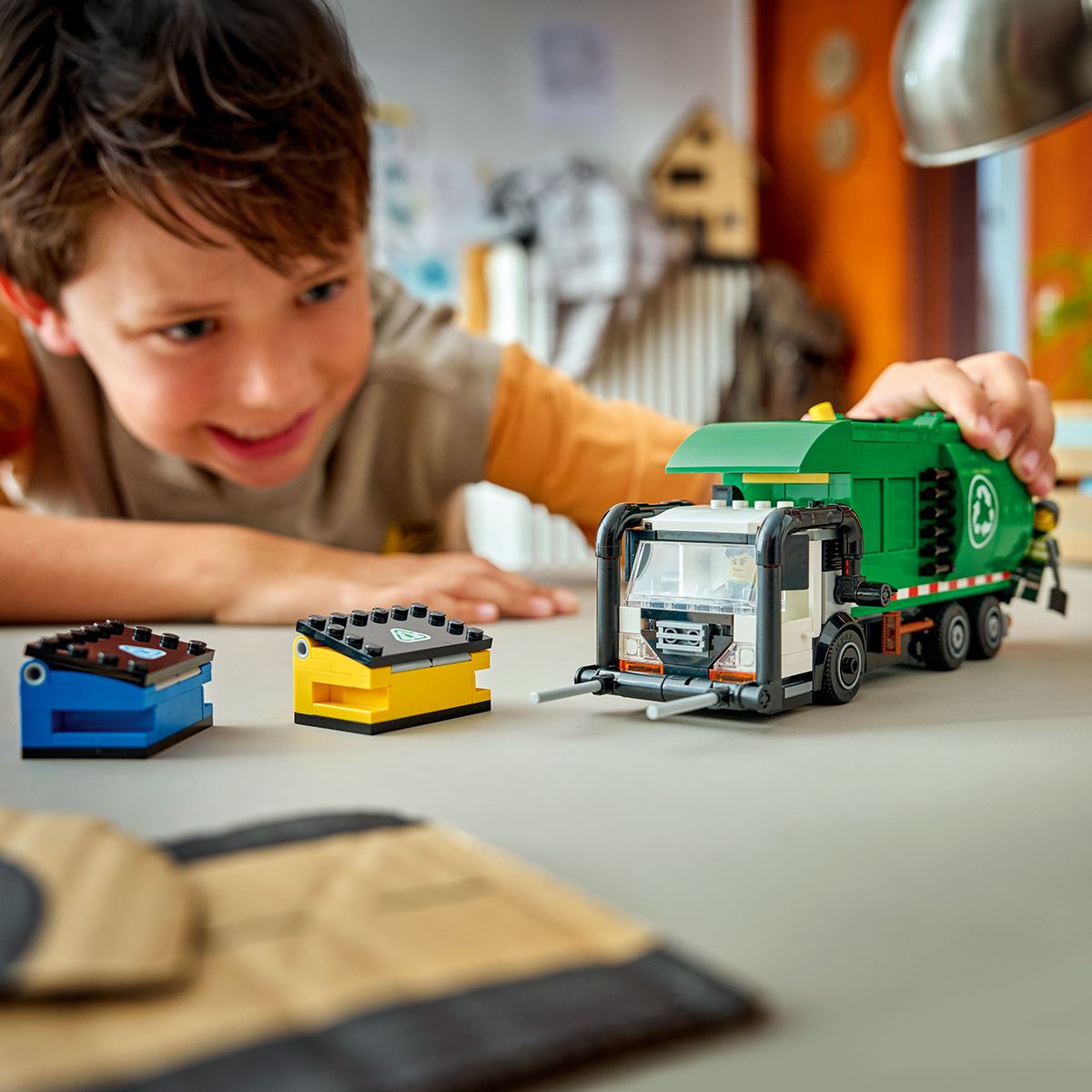 Đồ Chơi Lắp Ráp Xe Rác Tái Chế LEGO CITY 60495 (434 chi tiết)