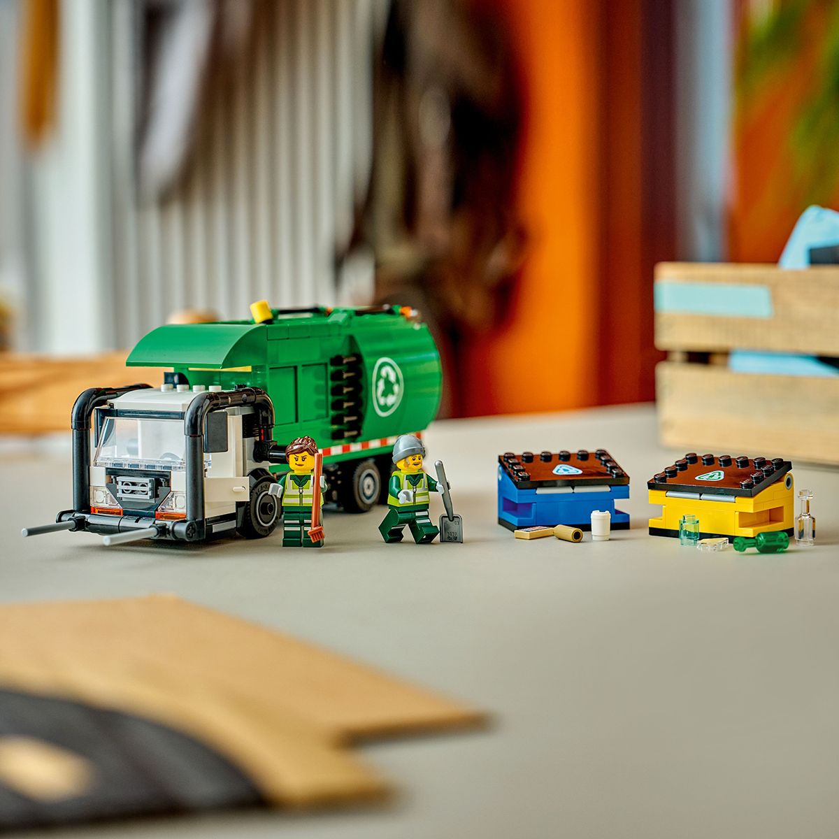 Đồ Chơi Lắp Ráp Xe Rác Tái Chế LEGO CITY 60495 (434 chi tiết)