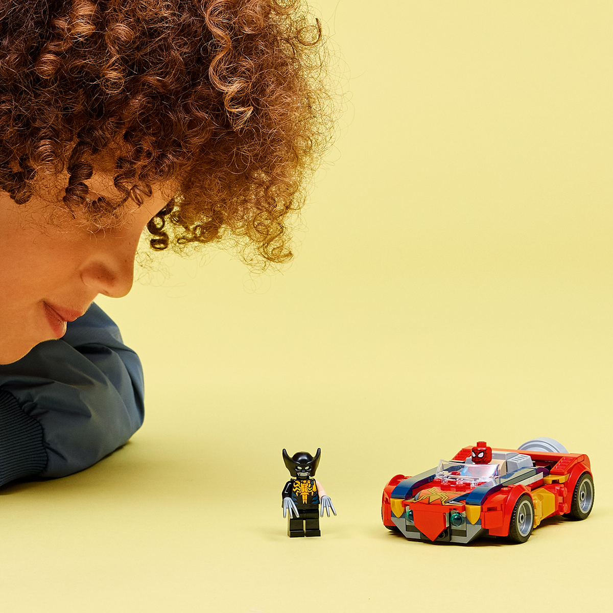 Đồ Chơi Lắp Ráp Xe Spider-Man Và Wolverine Bị Venom Hóa LEGO SUPERHEROES 76336 (134 chi tiết)