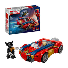 Đồ Chơi Lắp Ráp Xe Spider-Man Và Wolverine Bị Venom Hóa LEGO SUPERHEROES 76336 (134 chi tiết)