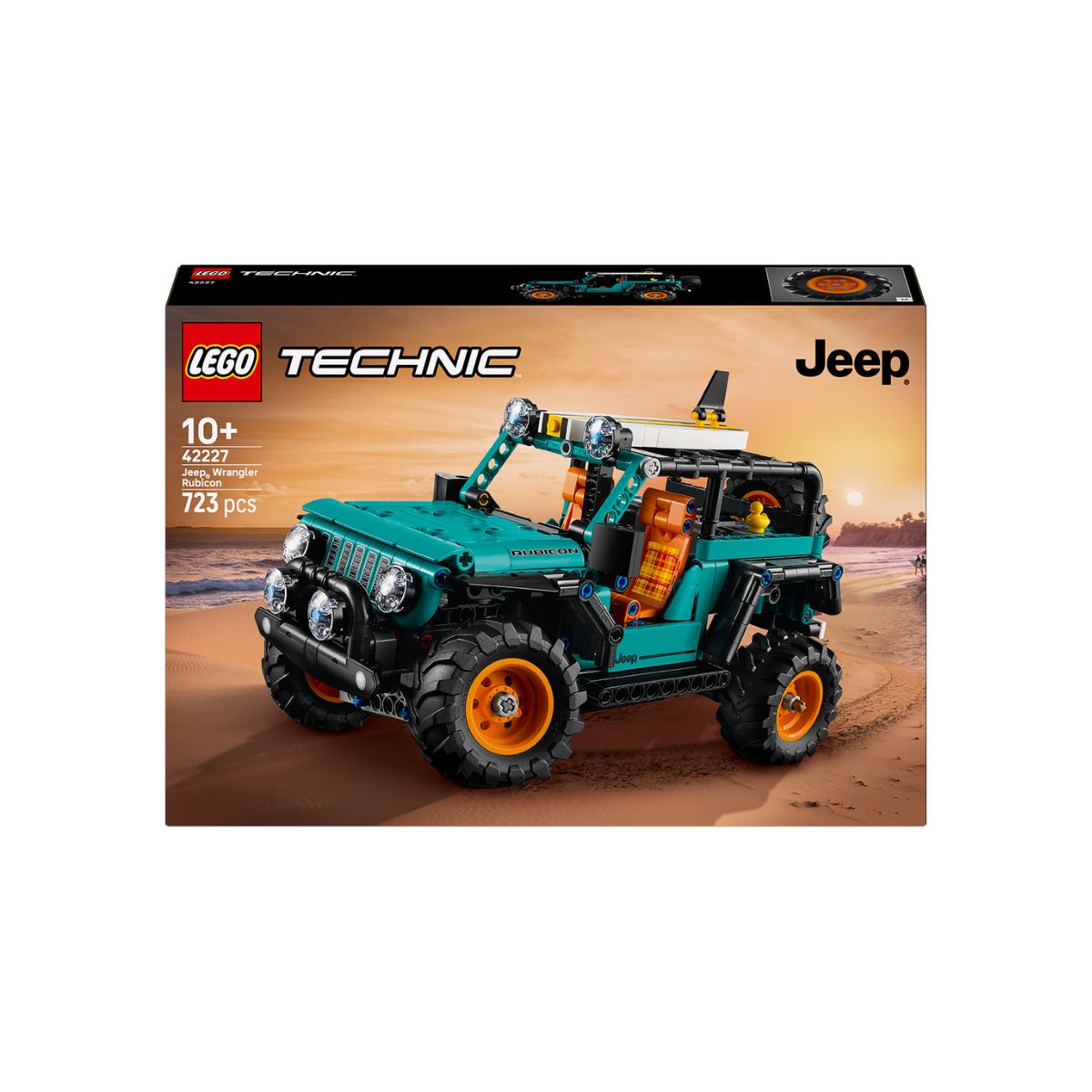 Đồ Chơi Lắp Ráp Xe SUV Jeep® Wrangler Rubicon LEGO TECHNIC 42227 (723 chi tiết)