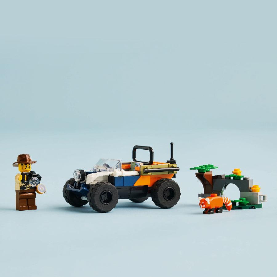 Đồ Chơi Lắp Ráp Xe Tải Atv Giải Cứu Gấu Trúc Đỏ LEGO CITY 60424 (92 chi tiết)