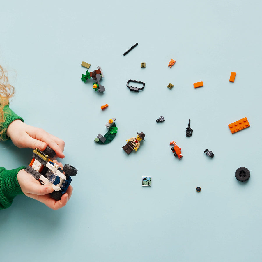 Đồ Chơi Lắp Ráp Xe Tải Atv Giải Cứu Gấu Trúc Đỏ LEGO CITY 60424 (92 chi tiết)