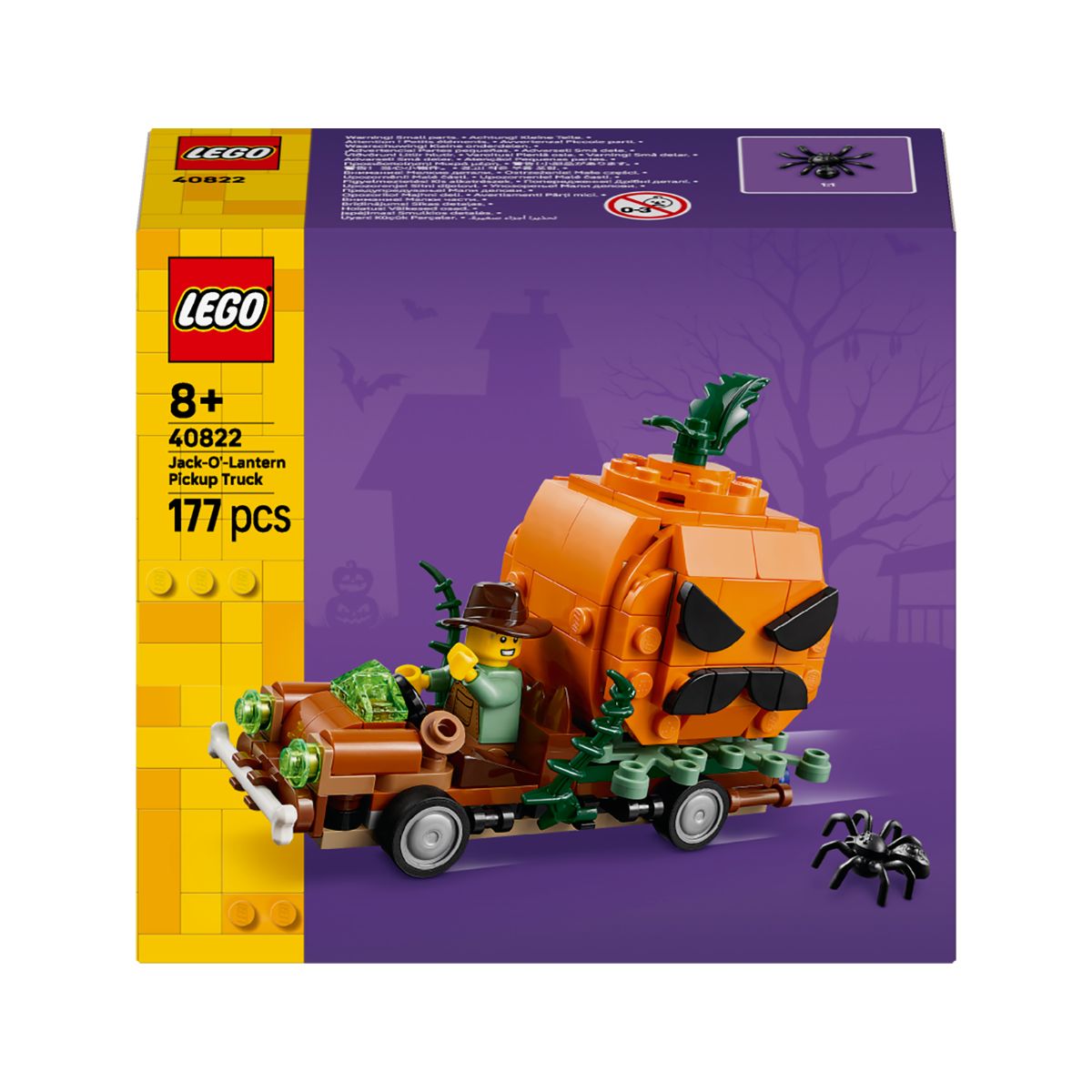 Đồ Chơi Lắp Ráp Xe Tải Bí Ngô Ma Quái LEGO SEASONS AND OCCASIONS 40822 (177 Chi Tiết)
