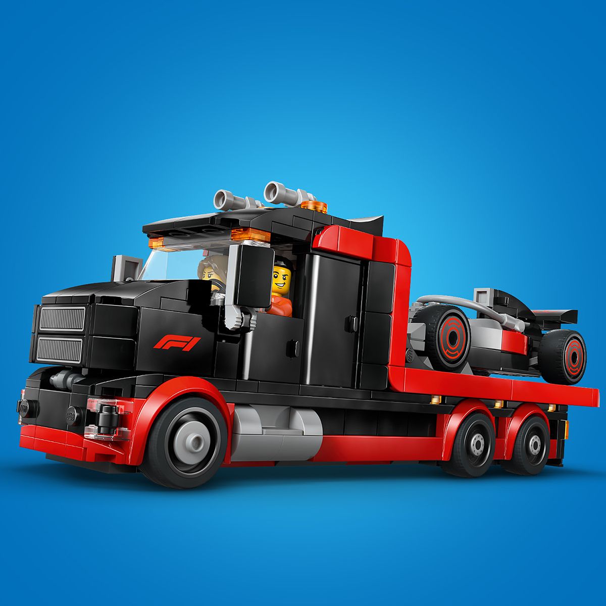 Đồ Chơi Lắp Ráp Xe Tải Trưng Bày F1 Kèm Xe Đua Audi F1 LEGO CITY 60493 (508 Chi Tiết)
