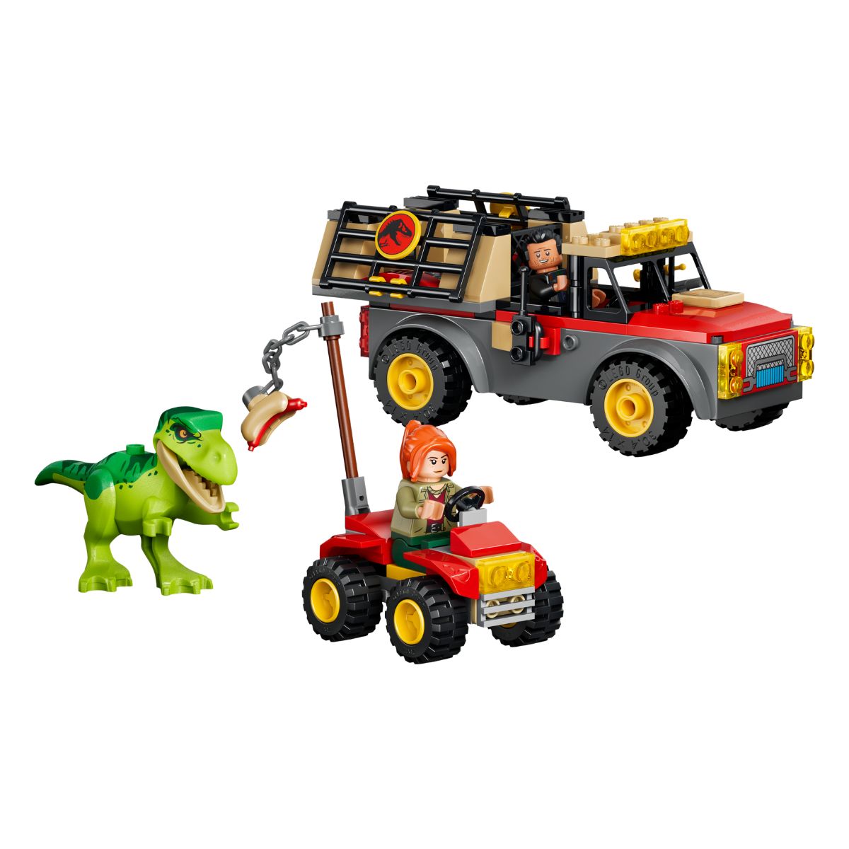 Đồ Chơi Lắp Ráp Xe Tải Vận Chuyển Khủng Long T. Rex LEGO JURASSIC 77978 (115 Chi Tiết)