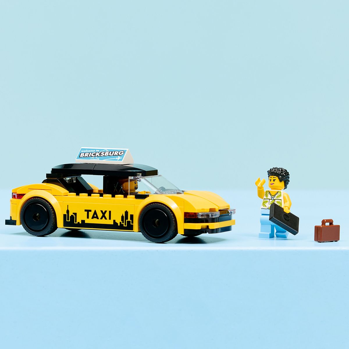 Đồ Chơi Lắp Ráp Xe Taxi Màu Vàng LEGO CITY 60487 (122 chi tiết)