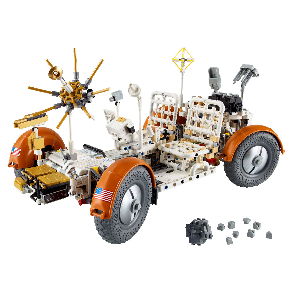 Đồ Chơi Lắp Ráp Xe Thám Hiểm Mặt Trăng NASA Apollo LRV LEGO TECHNIC 42182 (1913 Chi Tiết)