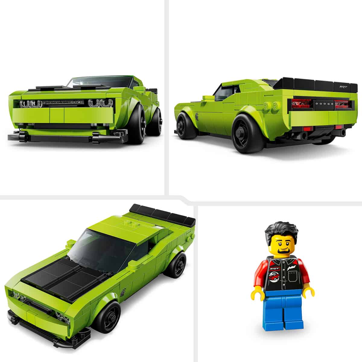 Đồ Chơi Lắp Ráp Xe Thể Thao Dodge Challenger SRT Hellcat LEGO SPEED CHAMPIONS 77237 (390 chi tiết)