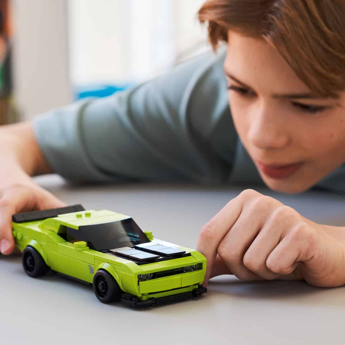 Đồ Chơi Lắp Ráp Xe Thể Thao Dodge Challenger SRT Hellcat LEGO SPEED CHAMPIONS 77237 (390 chi tiết)