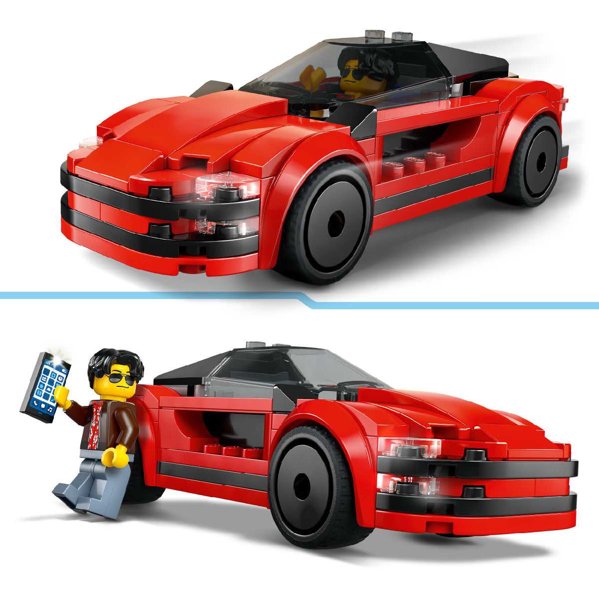 Đồ Chơi Lắp Ráp Xe Thể Thao Màu Đỏ LEGO CITY 60448
