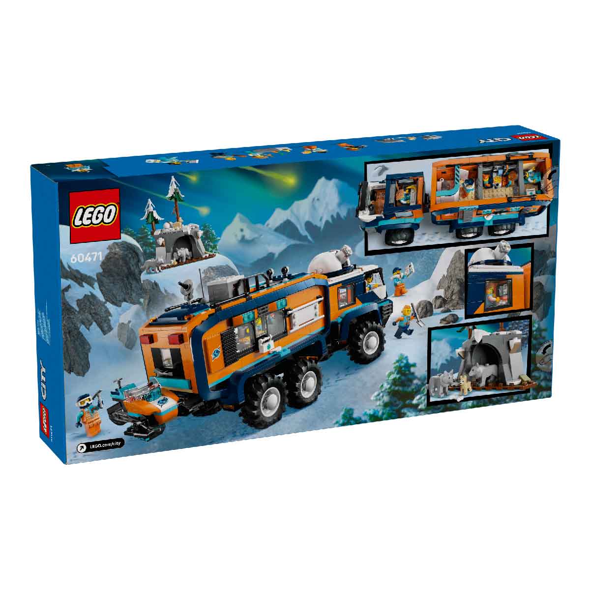 Đồ Chơi Lắp Ráp Xe Thí Nghiệm Khám Phá Bắc Cực LEGO CITY 60471 (1064 chi tiết)