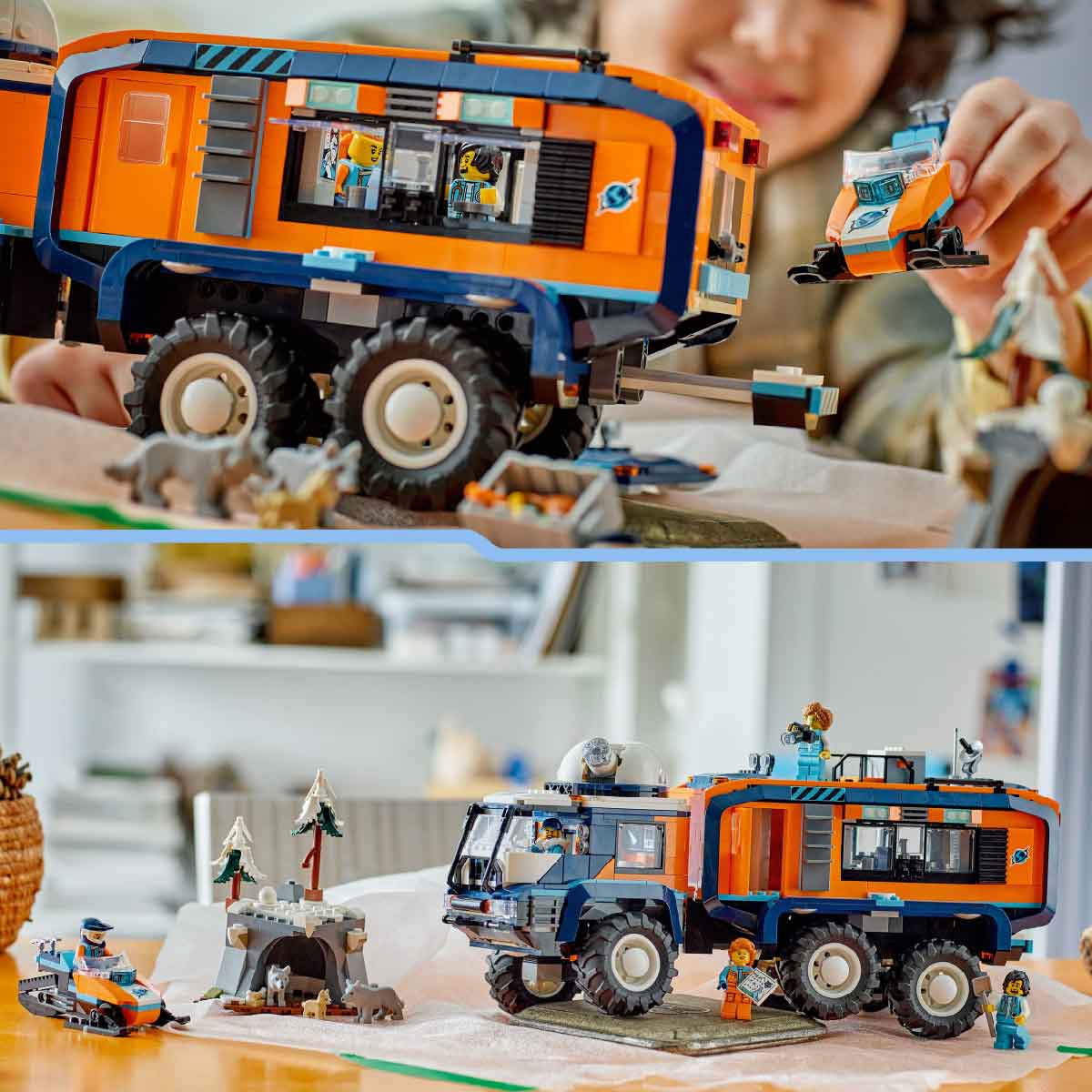 Đồ Chơi Lắp Ráp Xe Thí Nghiệm Khám Phá Bắc Cực LEGO CITY 60471 (1064 chi tiết)