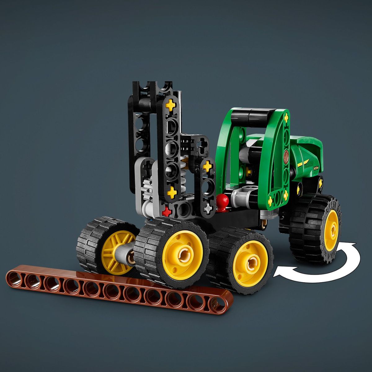 Đồ Chơi Lắp Ráp Xe Thu Hoạch Gỗ John Deere LEGO TECHNIC 42218 (117 chi tiết)