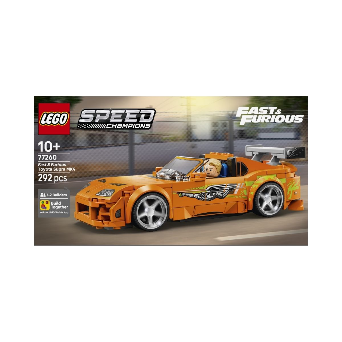 Đồ Chơi Lắp Ráp Xe Toyota Supra MK – Fast & Furious LEGO SPEED CHAMPIONS 77260 (292 chi tiết)