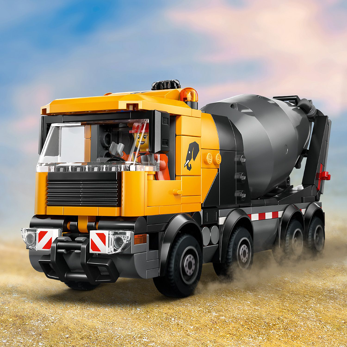 Đồ Chơi Lắp Ráp Xe Trộn Xi Măng LEGO CITY 60478 (371 chi tiết)