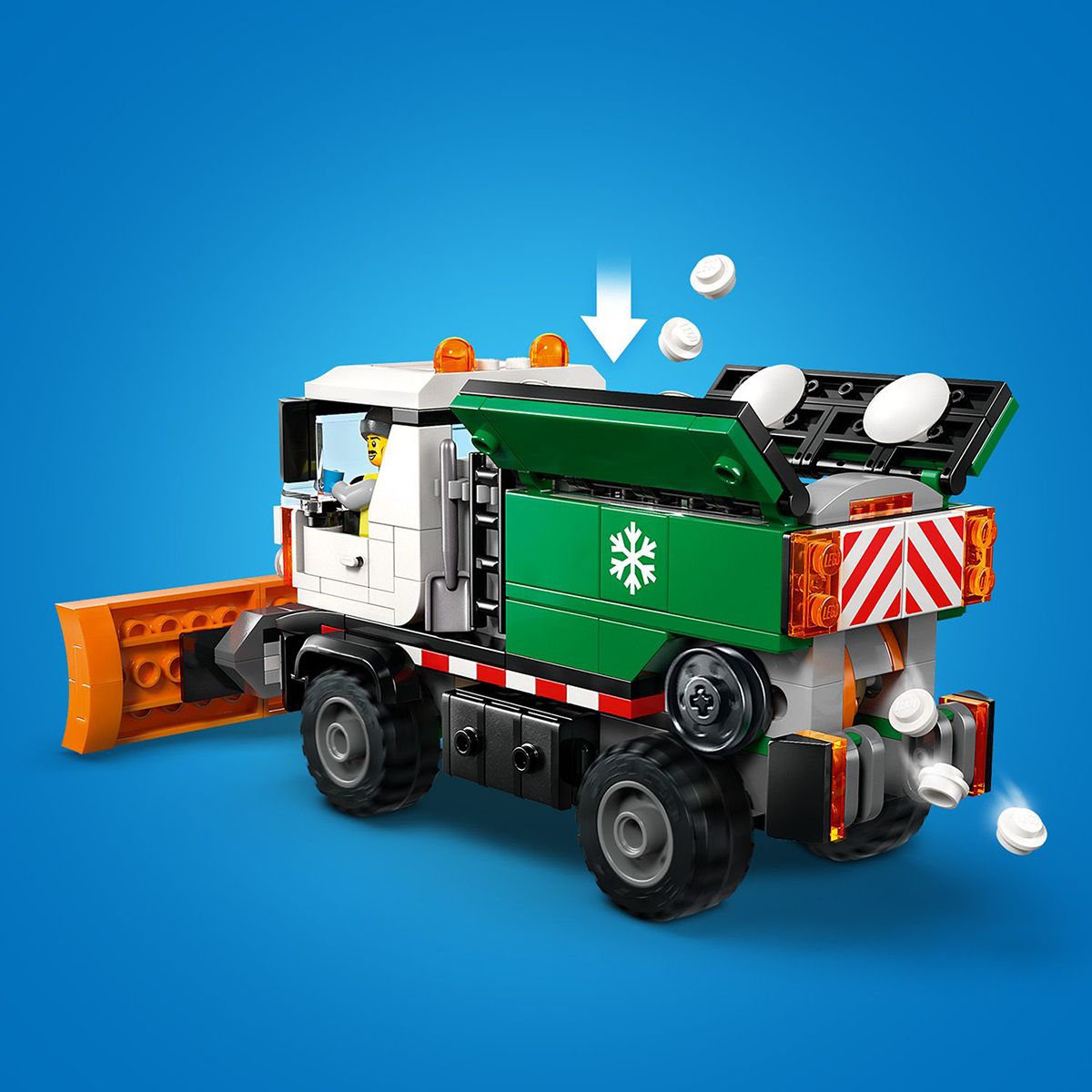 Đồ Chơi Lắp Ráp Xe Ủi Tuyết LEGO CITY 60490 (263 chi tiết)