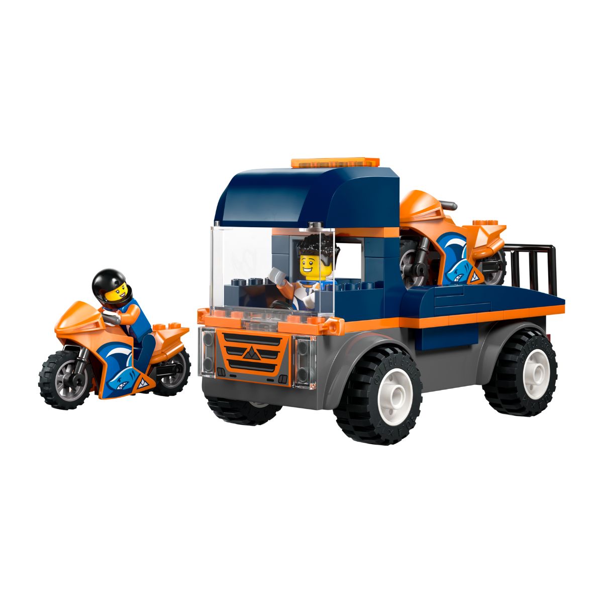 Đồ Chơi Lắp Ráp Xe Vận Chuyển Mô Tô Chuyên Dụng LEGO CITY 60491 (88 chi tiết)