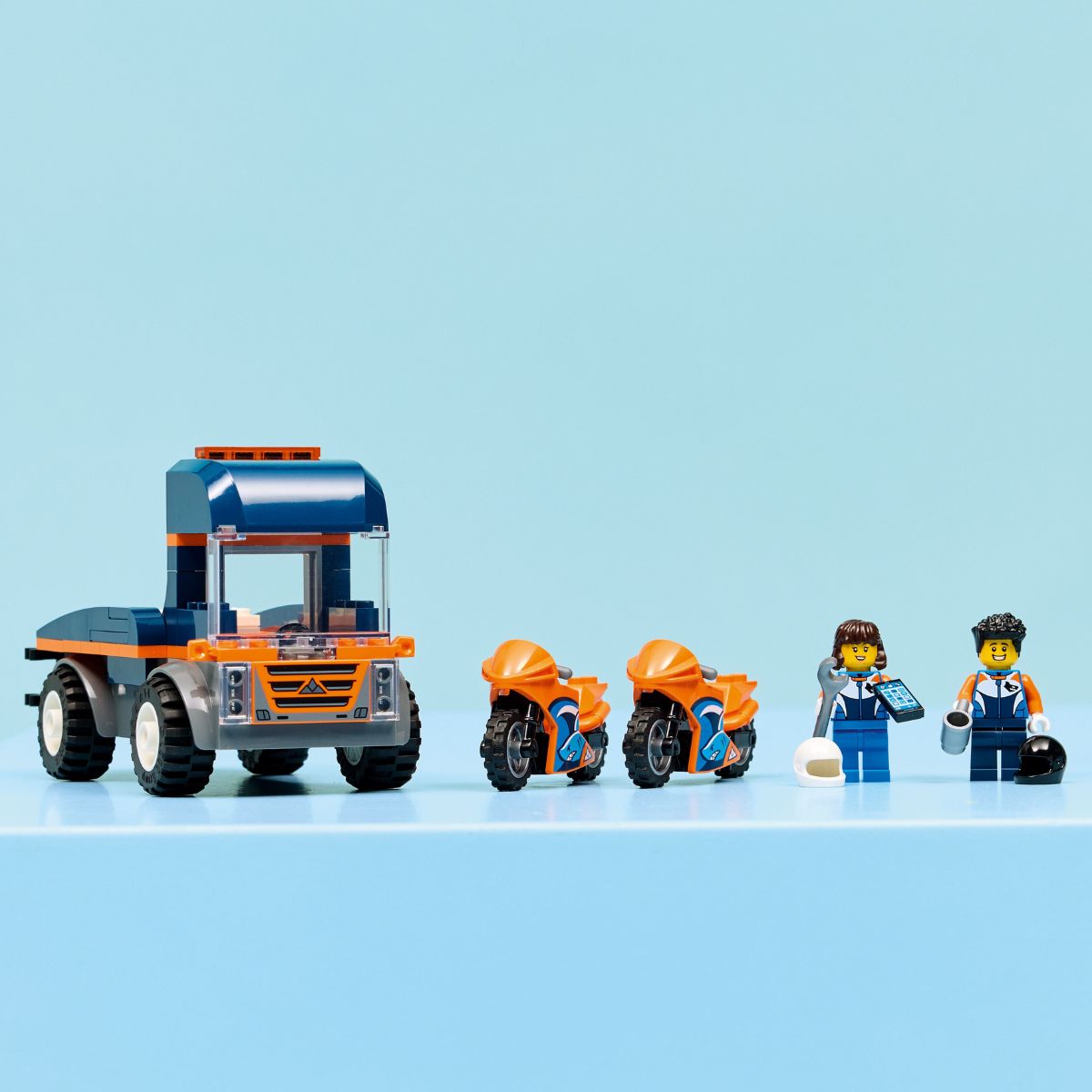 Đồ Chơi Lắp Ráp Xe Vận Chuyển Mô Tô Chuyên Dụng LEGO CITY 60491 (88 chi tiết)