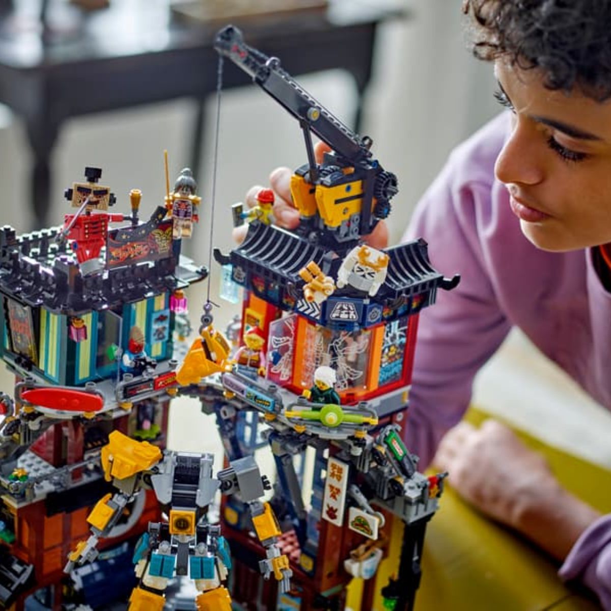 Đồ Chơi Lắp Ráp Xưởng Chế Tạo Thành Phố Ninjago® LEGO NINJAGO 71837