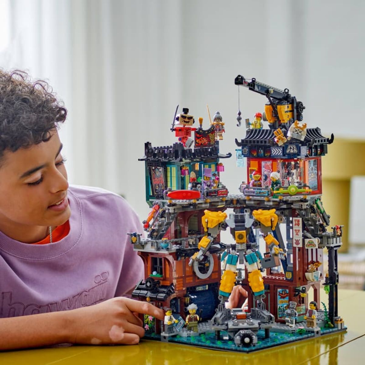 Đồ Chơi Lắp Ráp Xưởng Chế Tạo Thành Phố Ninjago® LEGO NINJAGO 71837