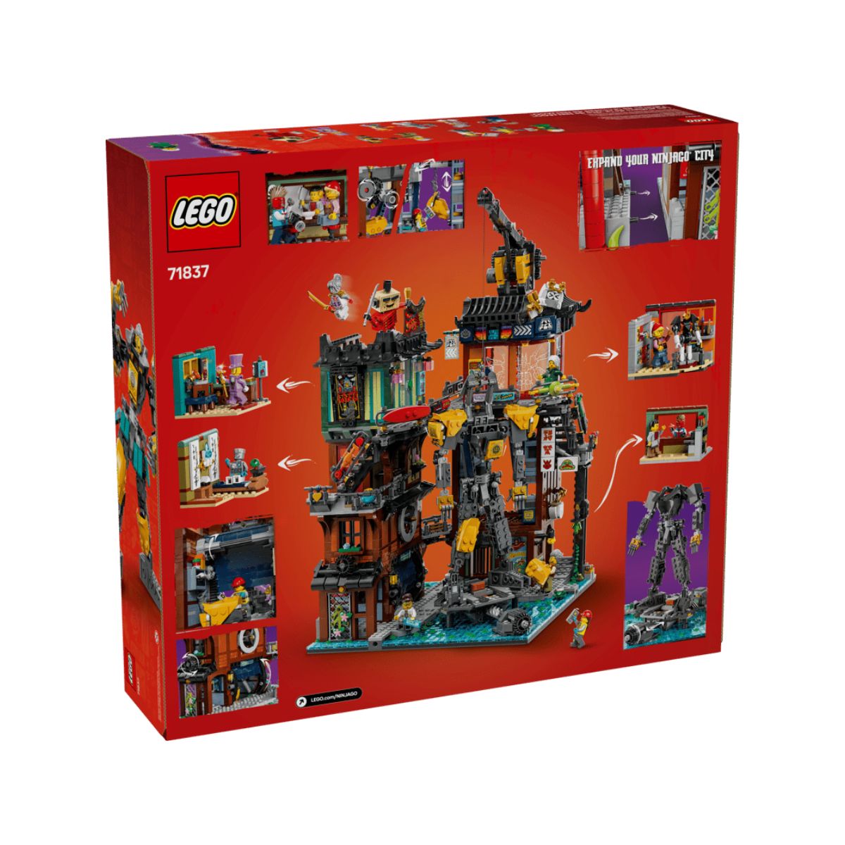 Đồ Chơi Lắp Ráp Xưởng Chế Tạo Thành Phố Ninjago® LEGO NINJAGO 71837