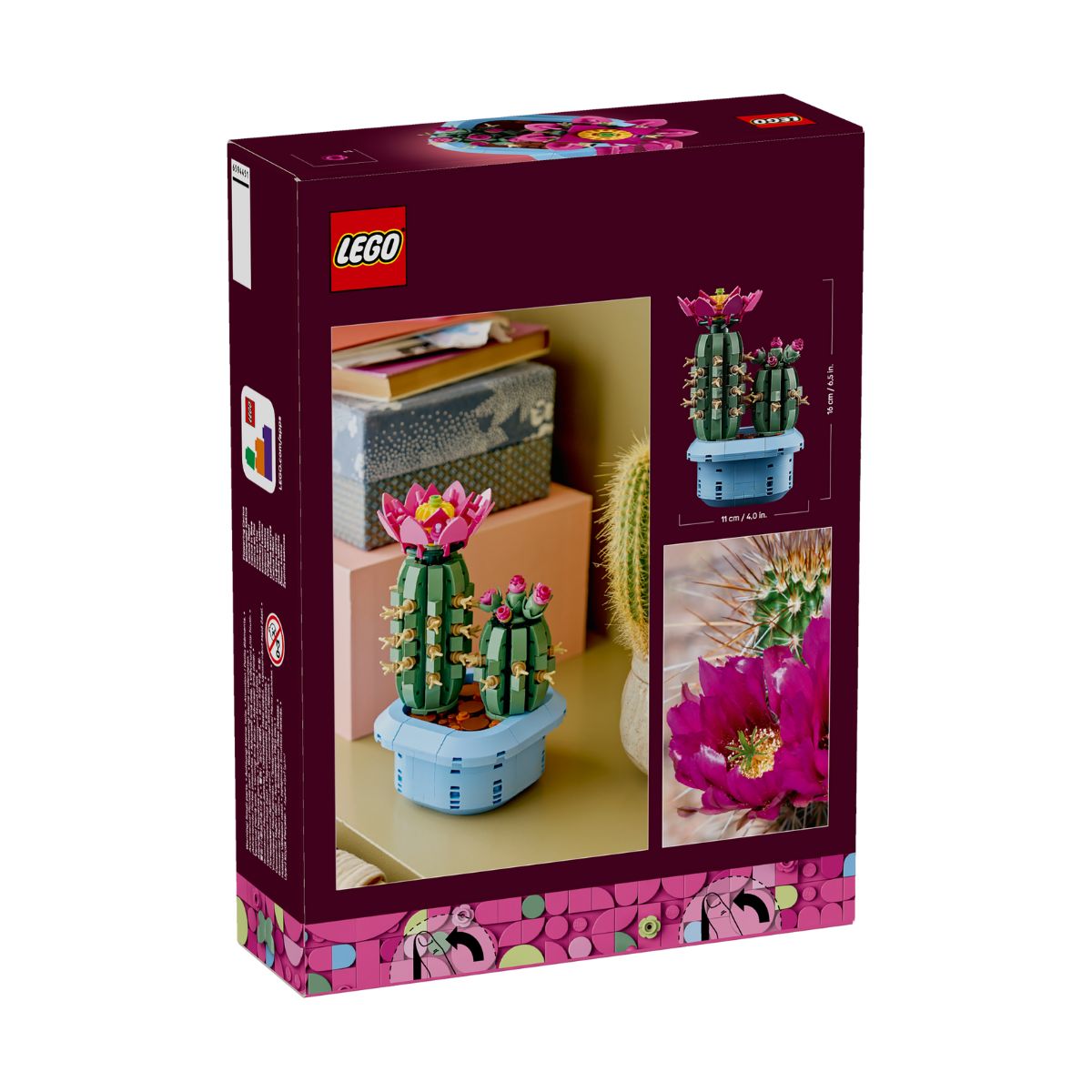 Đồ Chơi Lắp Ráp Xương Rồng Nở Hoa LEGO BOTANICALS 11509 (482 Chi Tiết)