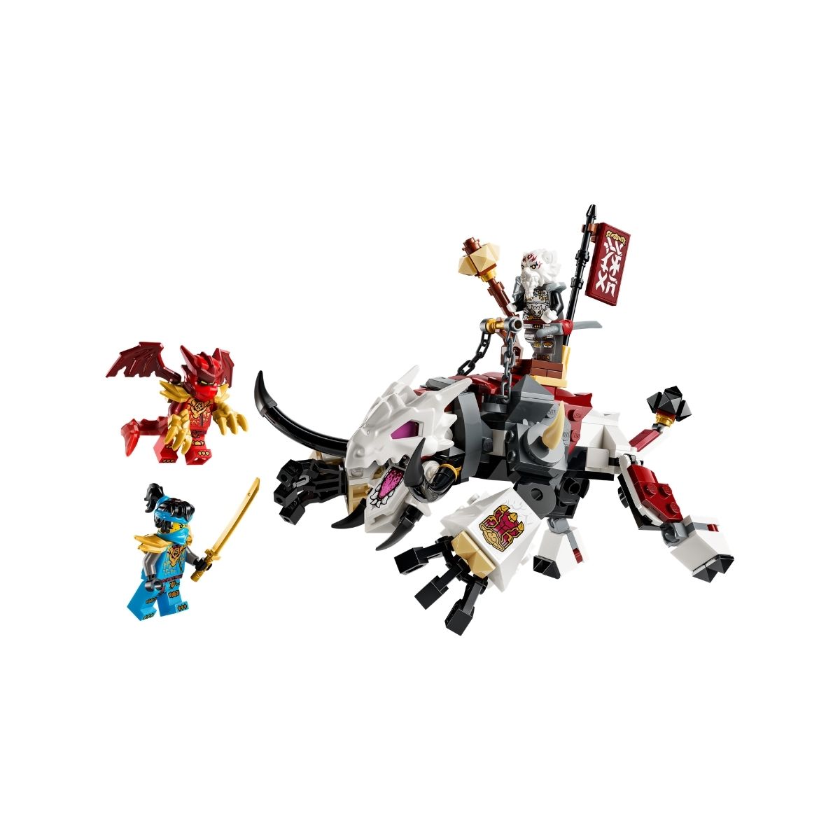 Đồ Chơi Lắp Ráp Zilvar Và Quái thú Rồng Grimtak LEGO NINJAGO 71863 (232 chi tiết)