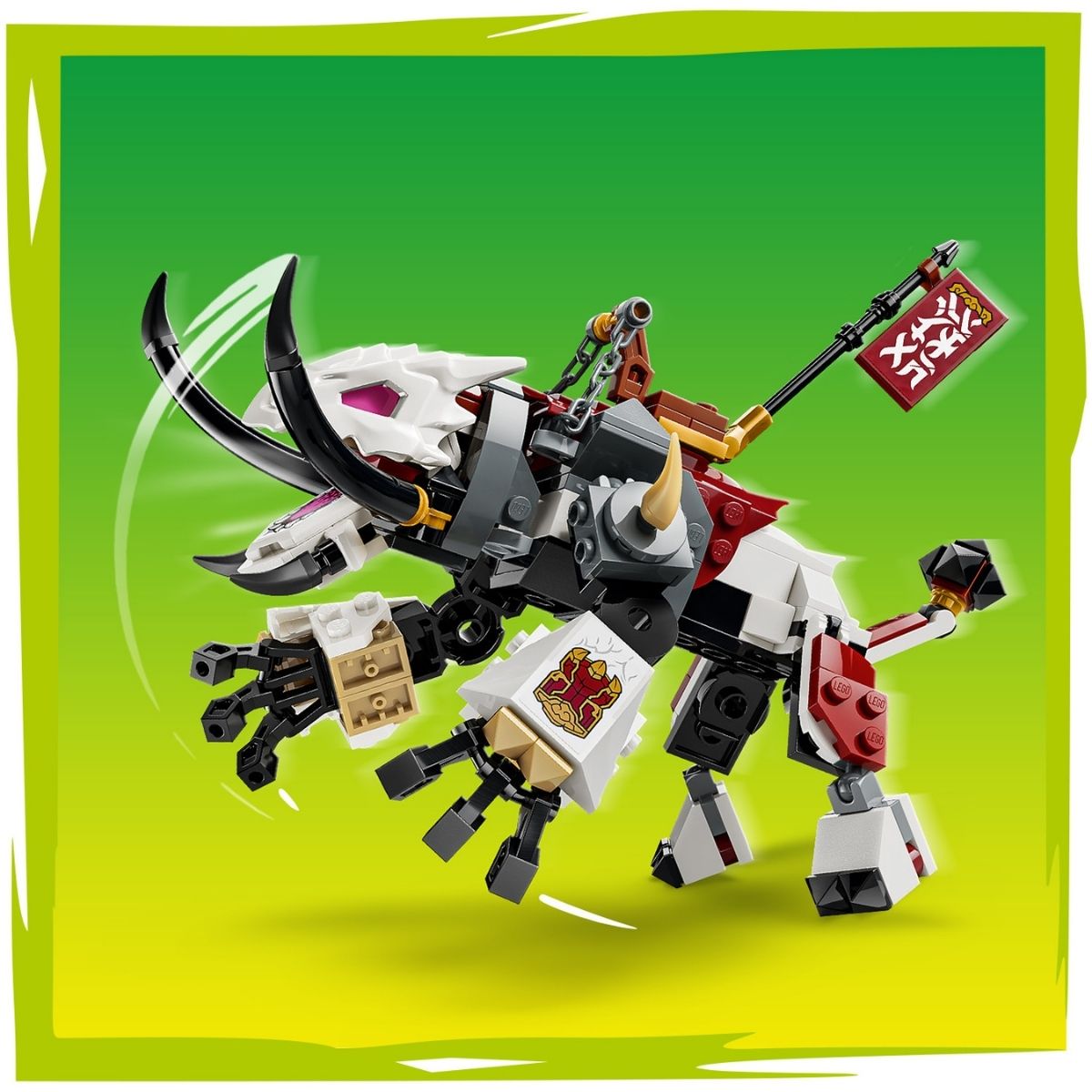 Đồ Chơi Lắp Ráp Zilvar Và Quái thú Rồng Grimtak LEGO NINJAGO 71863 (232 chi tiết)