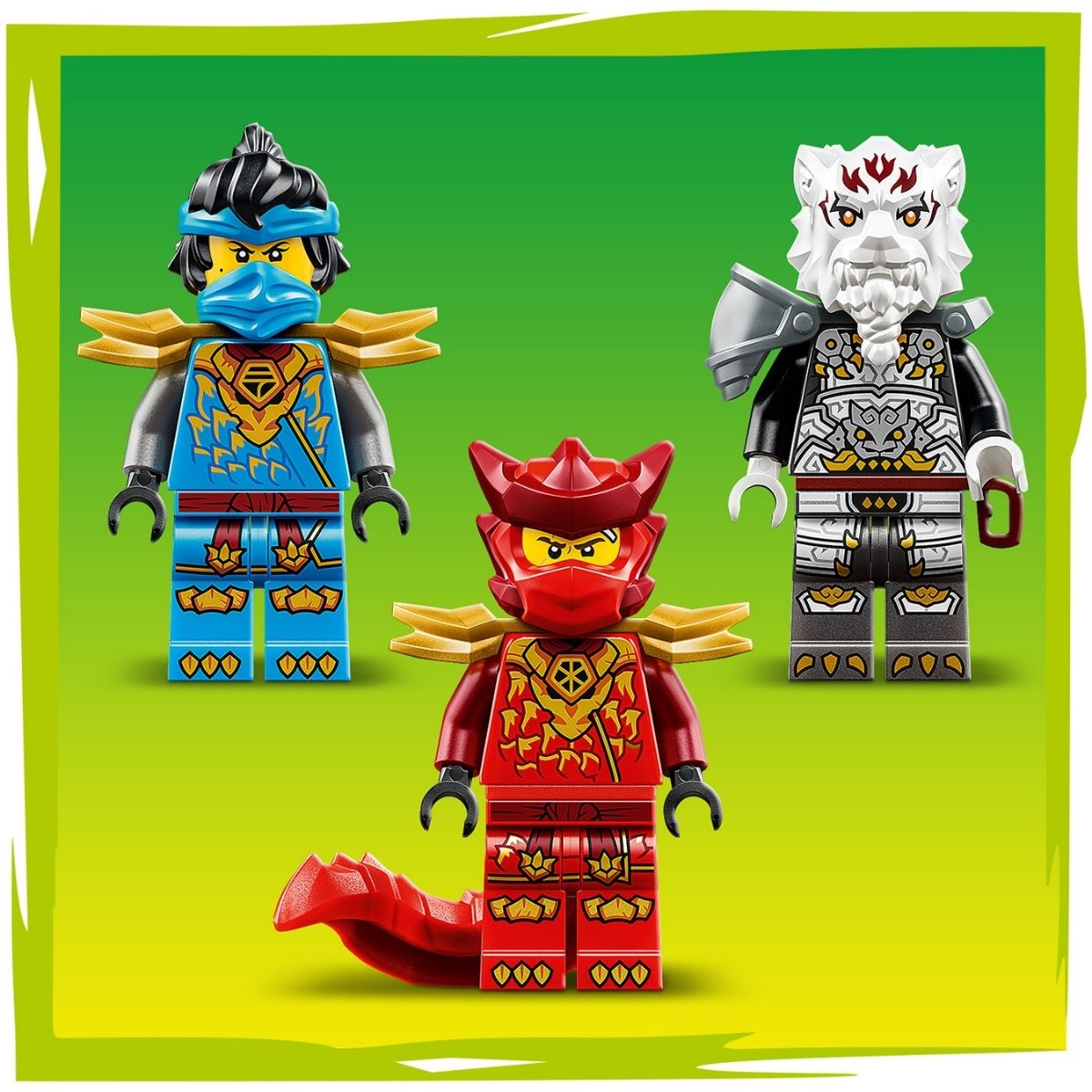 Đồ Chơi Lắp Ráp Zilvar Và Quái thú Rồng Grimtak LEGO NINJAGO 71863 (232 chi tiết)