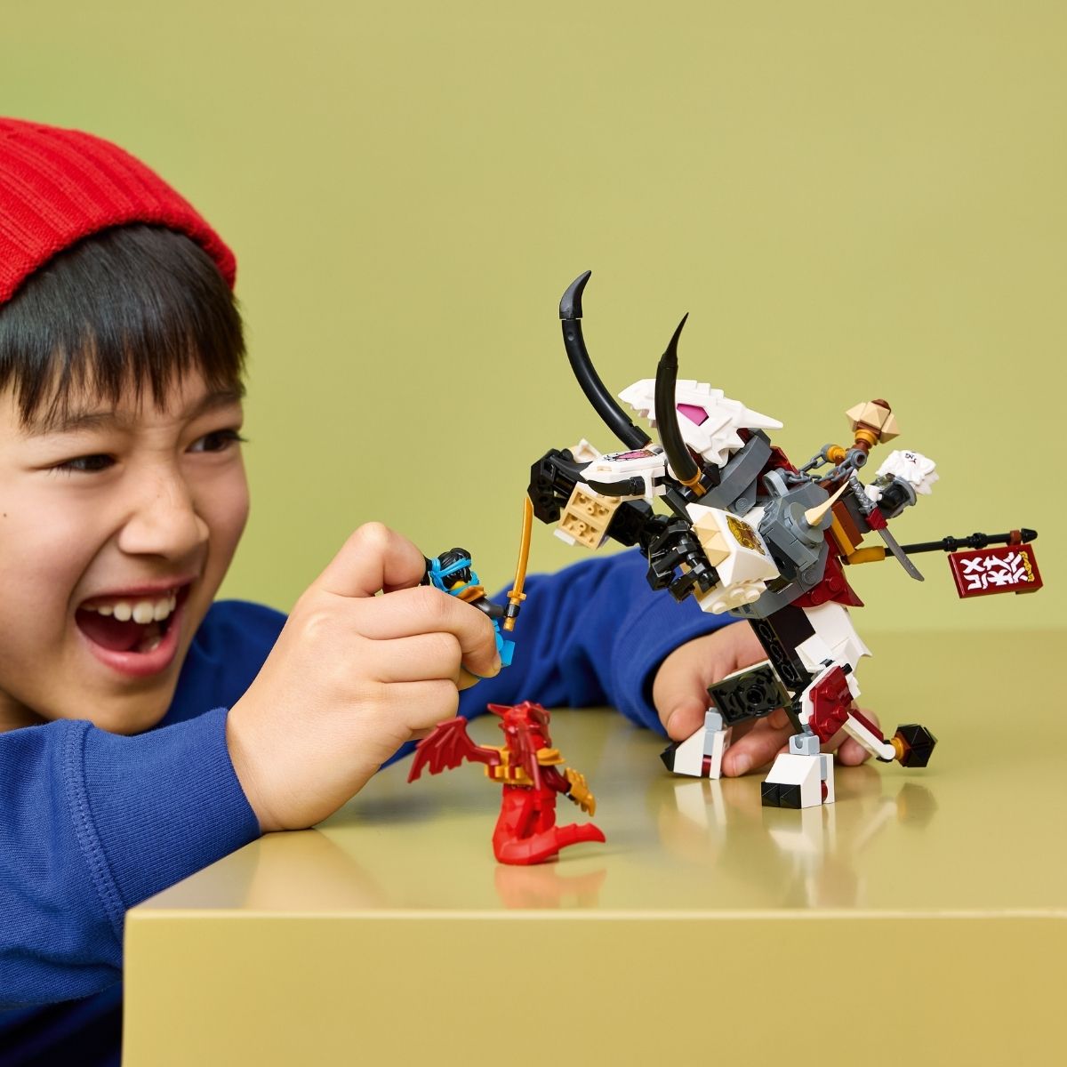 Đồ Chơi Lắp Ráp Zilvar Và Quái thú Rồng Grimtak LEGO NINJAGO 71863 (232 chi tiết)