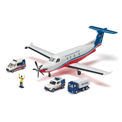 Đồ Chơi Máy Bay Cứu Trợ Y Tế Pilatus PC-12 Pro Kèm Phụ Kiện SIKU 5406