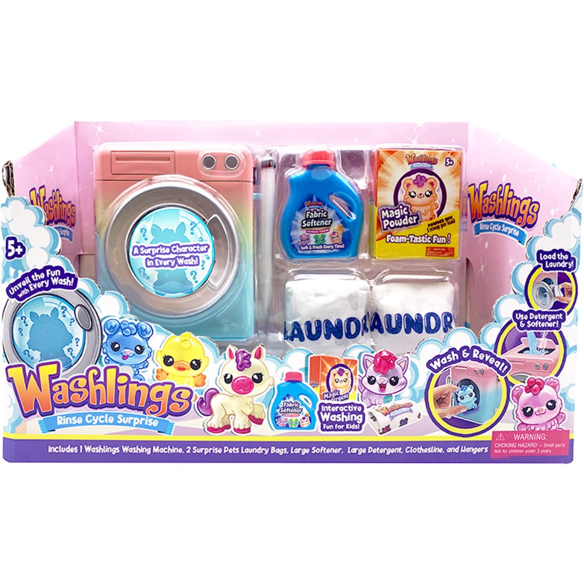 Đồ Chơi Máy Giặt Washlings Kèm Thú Cưng SWEET HEART 2409011