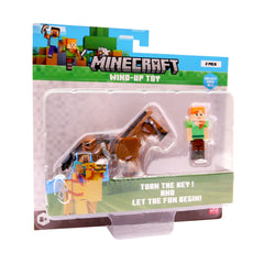 Đồ Chơi Minecraft Dây Cót Alex Cưỡi Ngựa MINECRAFT PMI HOR/MC1014