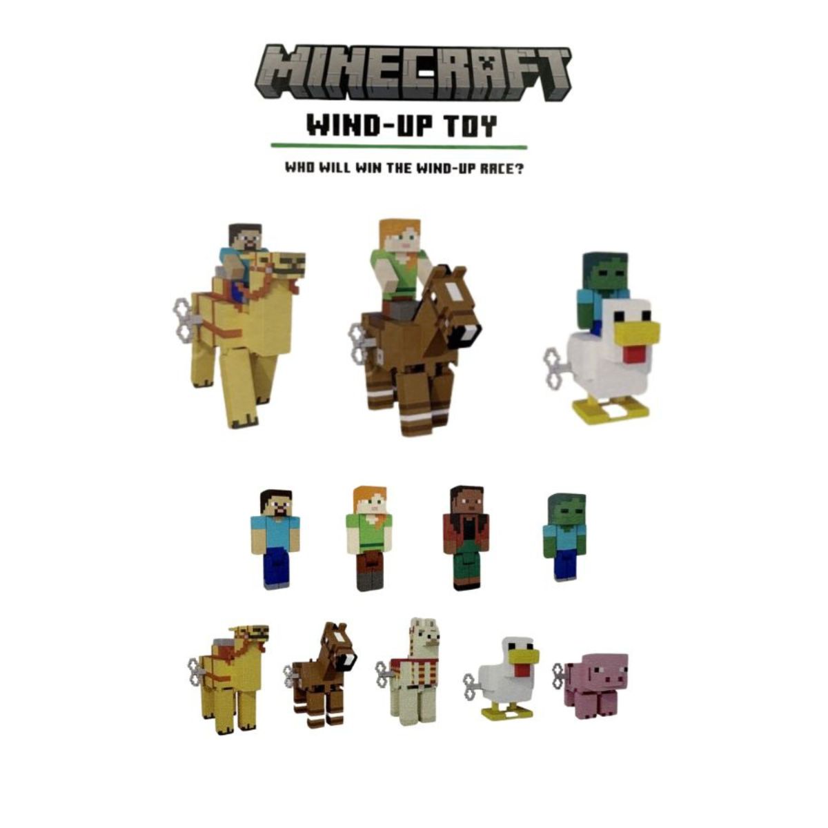 Đồ Chơi Minecraft Dây Cót Chicken Jockey MINECRAFT PMI CHI/MC1014