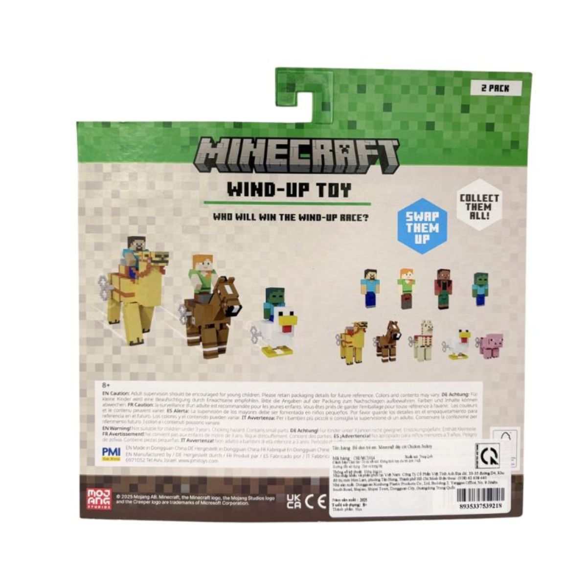 Đồ Chơi Minecraft Dây Cót Chicken Jockey MINECRAFT PMI CHI/MC1014