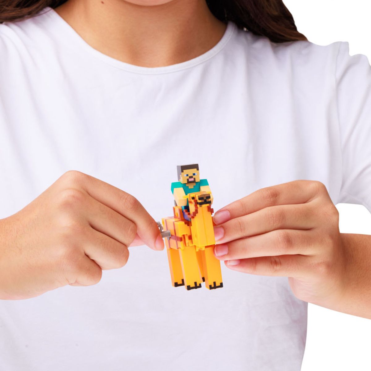 Đồ Chơi Minecraft Dây Cót Steve Cưỡi Lạc Đà MINECRAFT PMI CAM/MC1014