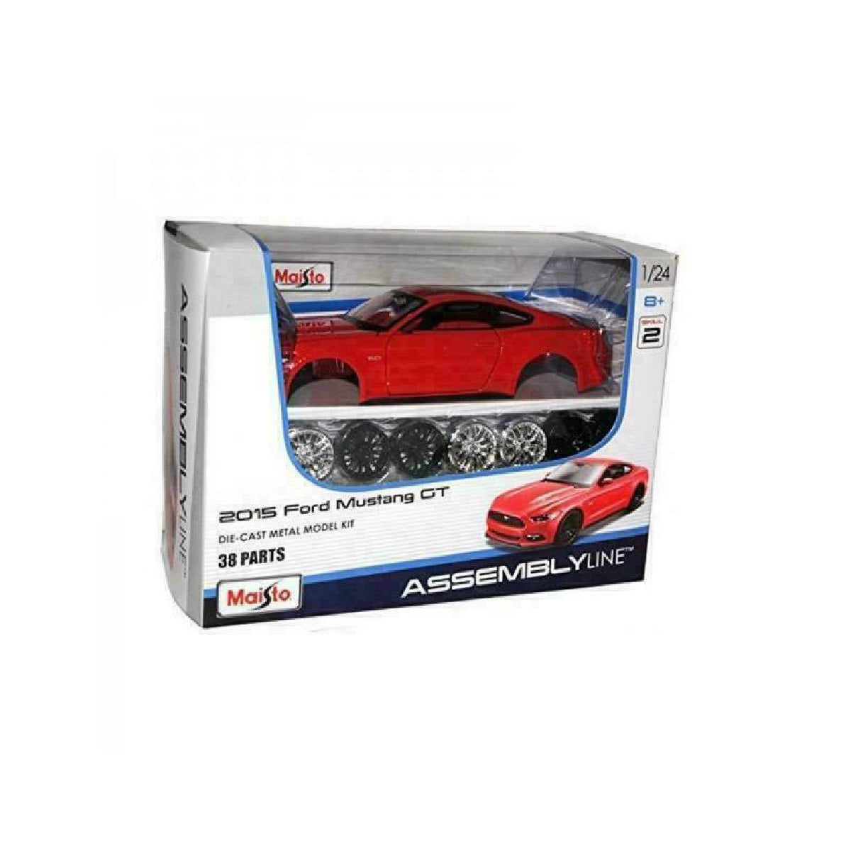 Đồ Chơi Mô Hình Lắp Ráp Xe Ô Tô 1:24 Ford Mustang Gt 2015 MAISTO MT39900