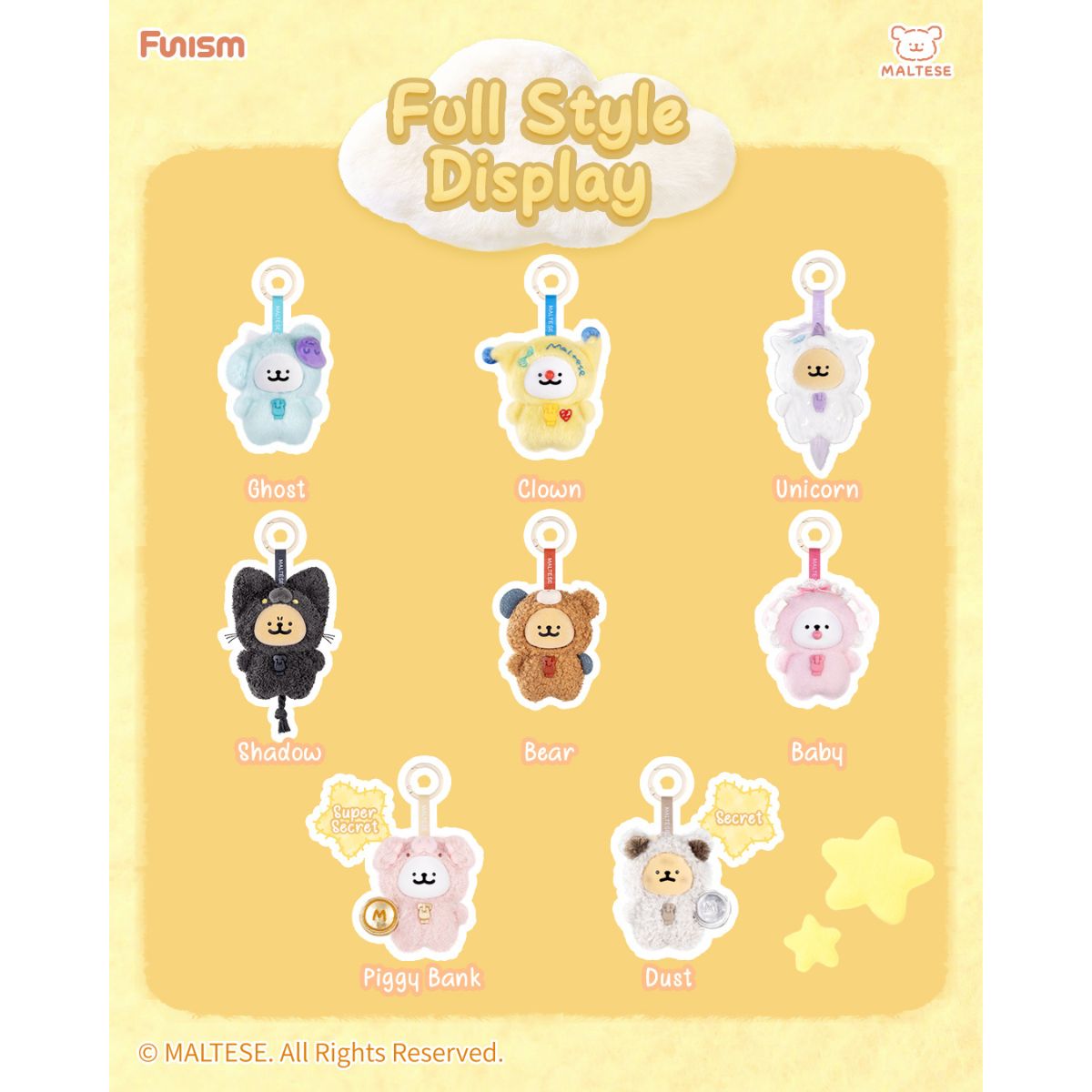 Đồ Chơi Mô Hình Maltese My Good Buddy Series Vinyl Plush Blind Box FUNISM MX2115